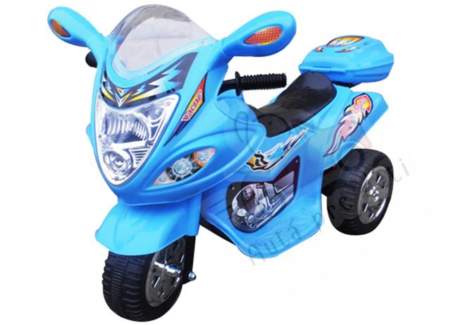 Megacar detská elektrická motorka malá MM1 18 W, 1x 6V, 4.5Ah modrá