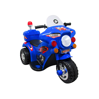 Detská elektrická motorka trojkolesová Megacar MM7 1x20W, 1x6V 4,5Ah, modrá