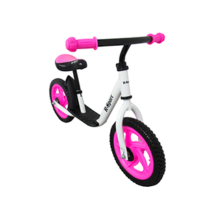 Odrážadlo balančný bicykel R-SPORT RM5, 85x59x42 cm, penové EVA kolesá 28 cm, bielo-ružové