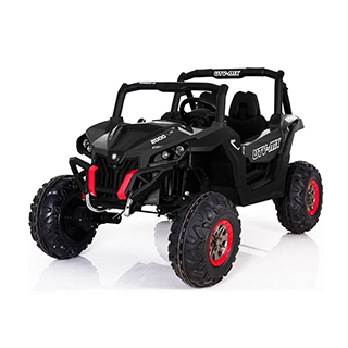 Megacar Jeep XMX603, MP4,  4x45W, 2x12V 7Ah, čierny