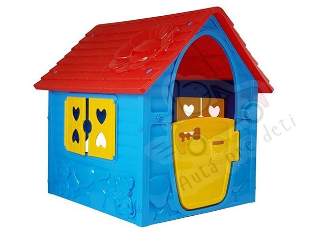 Záhradný domček pre deti 456, 90x98x106 cm, modrý