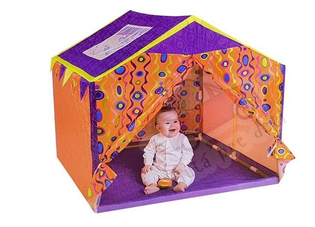 Detský farebný stan pre deti, 112x110x102 cm
