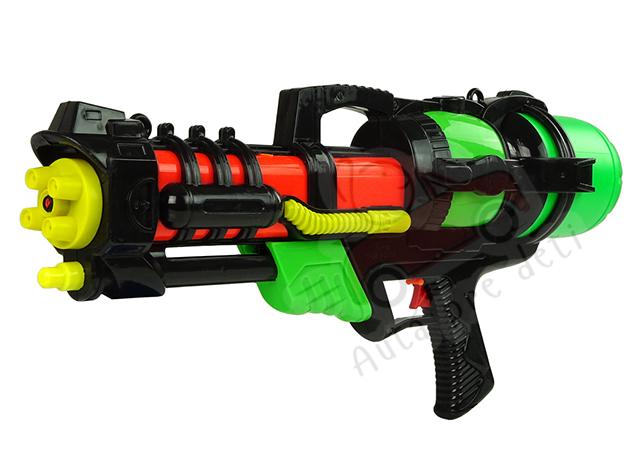 Detská pištoľ na vodu, 57 cm, 1080 ml, dosah do 10 m, zelená