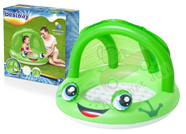 Nafukovací bazén pre deti Bestway 52189, 97x66 cm, zelený
