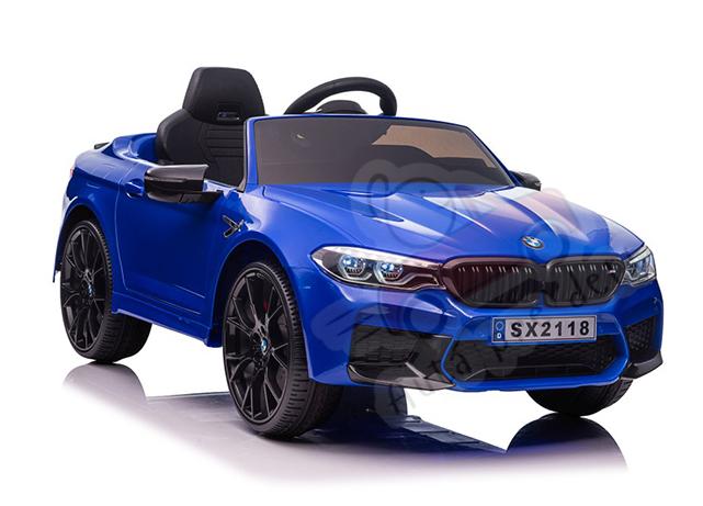 Megacar BMW M5, 2x45W, 1x12V 7Ah, modré