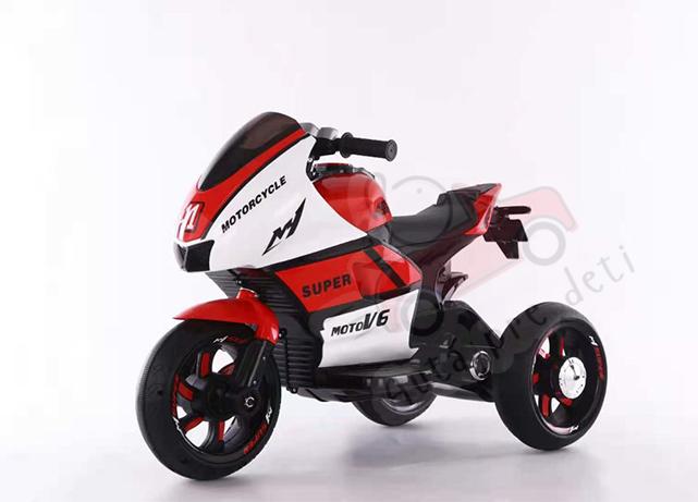 Megacar detská elektrická motorka HT-5188, 2x35W, 2x6V 4Ah , červená