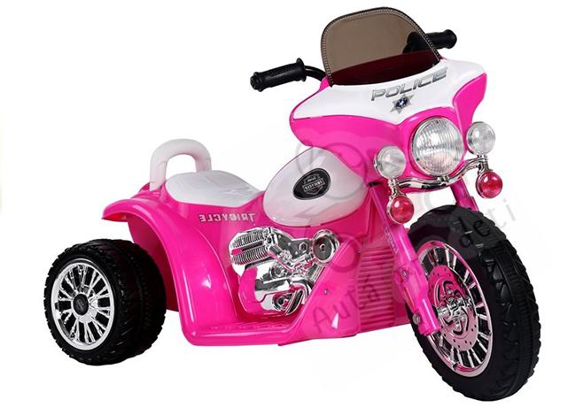 Megacar detská elektrická motorka JT568, 35W, 6V 4Ah , ružová