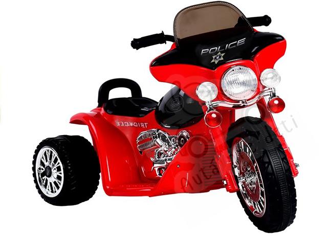 Megacar detská elektrická motorka JT568, 35W, 6V 4Ah , červená