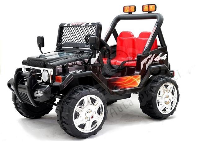 Megacar Jeep Raptor, 2x45W, 1x12V 7Ah, čierne