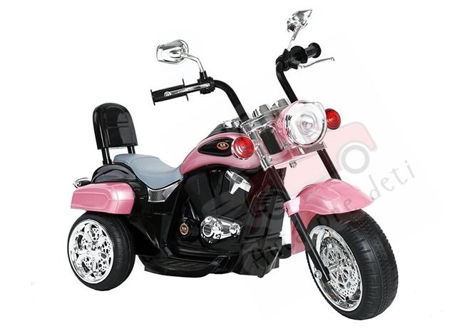Megacar detská elektrická motorka TR1501,35W, 6V 4,5Ah, ružová
