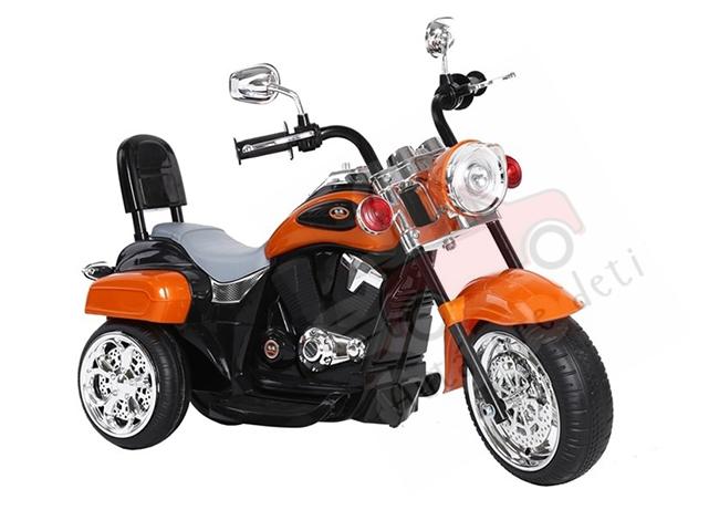 Megacar detská elektrická motorka TR1501,35W, 6V 4,5Ah, oranžová