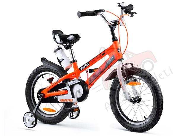 RoyalBaby detský hliníkový bicykel SPACE No.1 16" RB16-17, oranžový