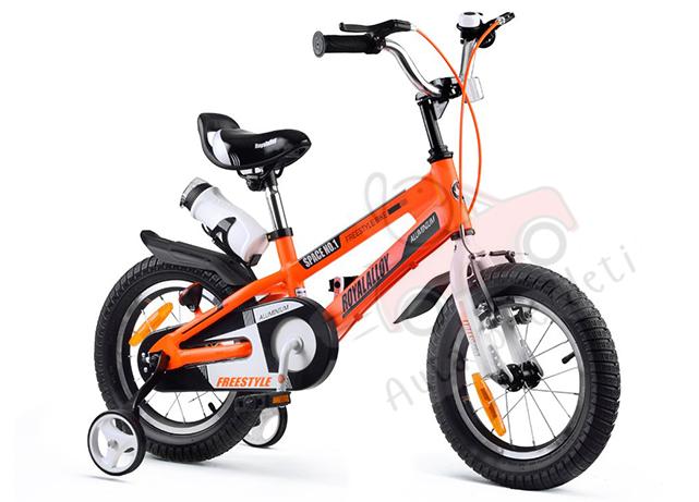 RoyalBaby detský hliníkový bicykel SPACE no1 14' RB14-17, oranžový