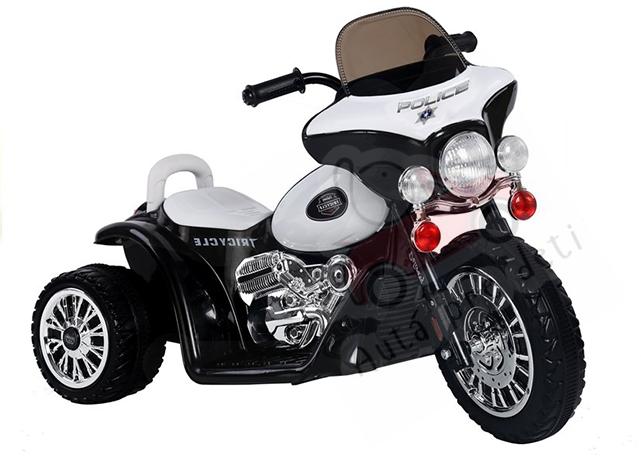 Megacar detská elektrická motorka JT568, 35W, 6V 4Ah , čierna