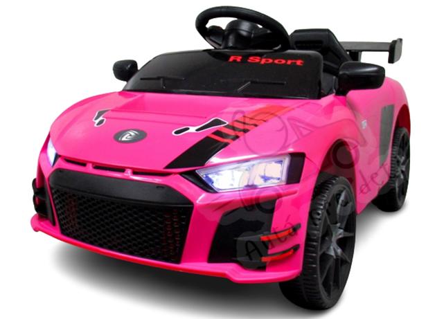Detské elektrické autíčko megacar AM1, 2x30W, 2x6V 4,5Ah, ružové