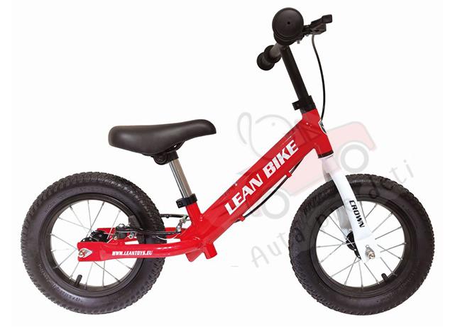 Megacar  balančný bicykel Crown, EVA nafukovacie kolesá, červený