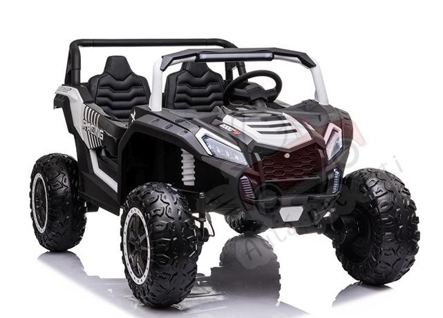 Detské elektrické autíčko bugina Megacar Buggy A032, 2x200W, 24V 7Ah, biela