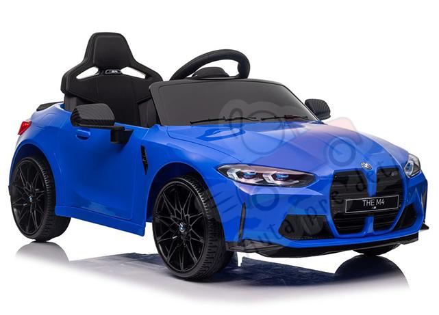 Detské elektrické autíčko Megacar BMW M4, 2x45W,12V 14Ah, modré