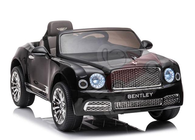 Megacar detské elektrické autíčko Bentley Mulsanne , 2x45W, 1x12V 7Ah, čierne lakované