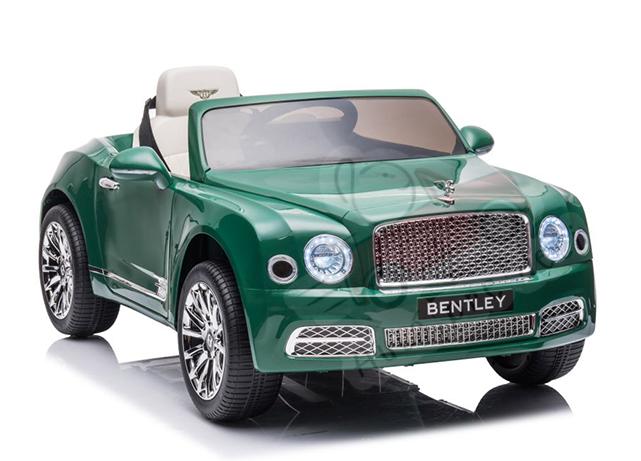 Megacar detské elektrické autíčko Bentley Mulsanne , 2x45W, 1x12V 7Ah, zelené lakované