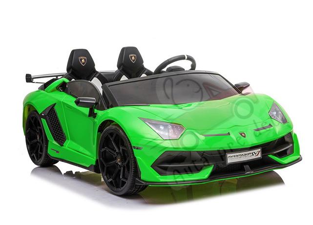 Megacar Detské elektrické autíčko Lamborghini Aventador SX2028, 2x200W, 2x12V 7Ah,zelené