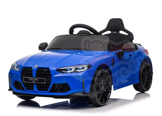 Detské elektrické autíčko Megacar BMW M4, 2x45W,12V 4,5Ah, modrá