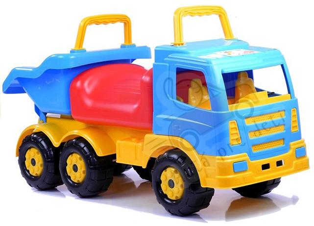 Megacar Nákladné auto Premium 2 6614, 71 cm x 26 cm x 32 cm, žlto-modré