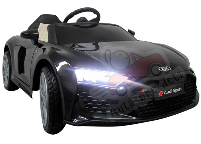 Detské elektrické autíčko Megacar Audi R8 Sport, 2x35W, 1x12V, čierne