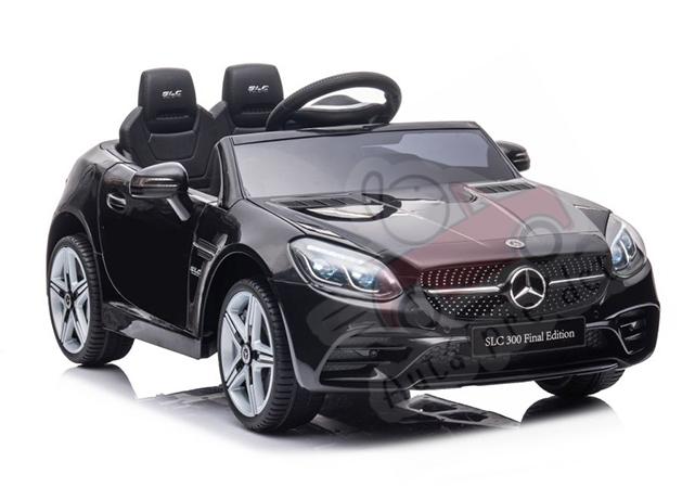Megacar Mercedes SLC300, 2x45W, 2x6V 4,5Ah, čierne