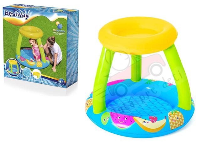 Zábavný nafukovací bazén pre deti so strieškou Bestway 52331, 94x89x79 cm