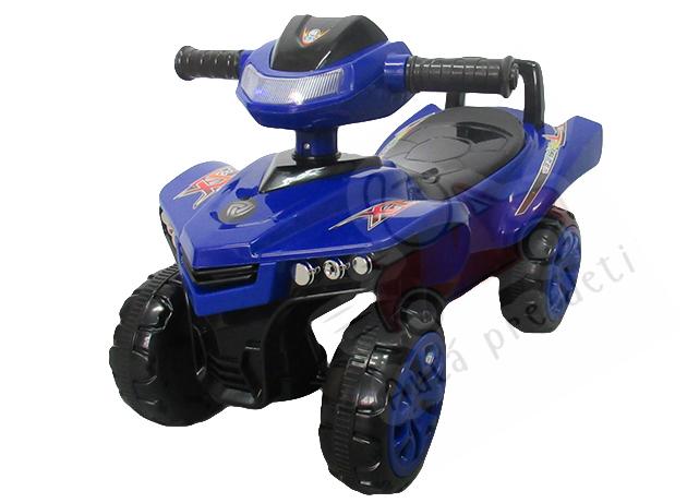 Odrážadlo Megacar RIDER 5 QUAD, modré