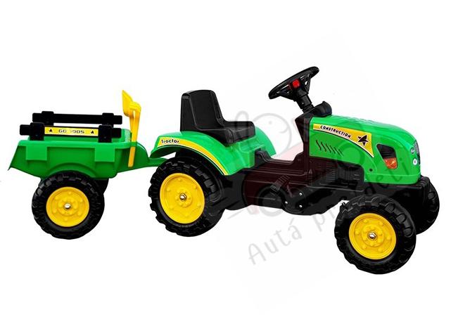 Megacar šľapací traktor BRANSON zelený