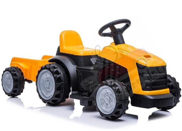 Megacar detský elektrický traktor TR1908T, 1x45W, 1 x 6V, 4Ah, žltý