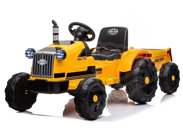 Megacar detský elektrický traktor CH9959, 2x45W, 1 x 12V, 7Ah, žltý