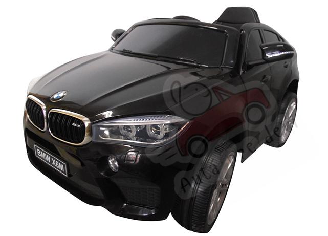 Megacar BMW X6M, 2x 45 W, 2 x 6V, 7Ah, čierne