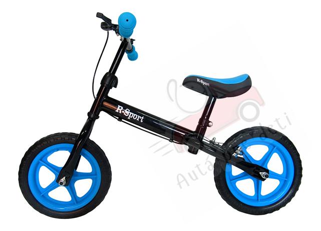 Odrážadlo balančný bicykel R-SPORT RM4, 89x50x37 cm, EVA kolesá 28 cm, modro-čierne