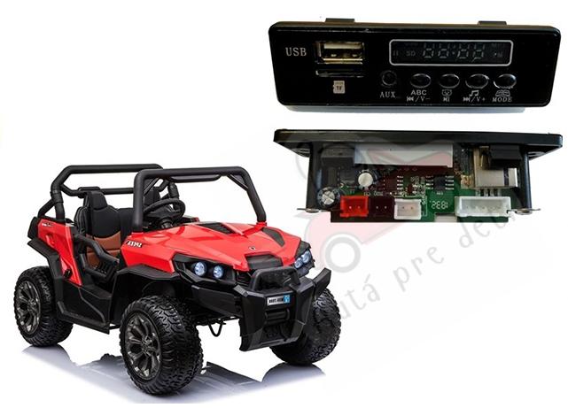 MEGACAR rádio do elektrického autíčka WXE8988,BBH3688,XMX603
