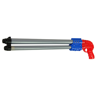 Detská pištoľ na vodu, 55 cm, červeno-modrá