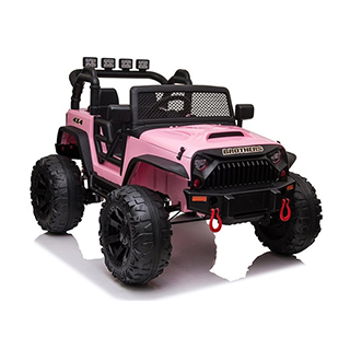 Megacar detské elektrické autíčko Jeep JC666, 2x200W, 2x12V 7Ah, ružový