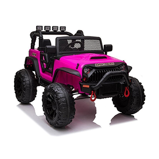Megacar detské elektrické autíčko Jeep JC666, 2x200W, 2x12V 7Ah, ružový