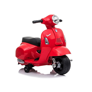 Megacar detský elektrický skúter Vespa GTS 300 Mini, 1x35W, 6V 4,5Ah, červený