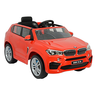 Detské elektrické autíčko Megacar BMW X5 M, 2x45W, 12V 7Ah, červené