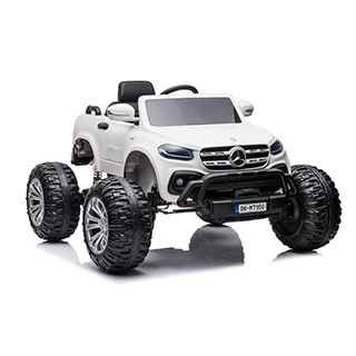 Megacar Mercedes DK-MT950 4x4, 4x45W, 2x12V 7Ah, biele