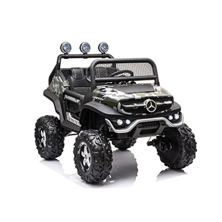 Megacar Mercedes Unimog S, 4x45W, 12V 7Ah, moro lakované