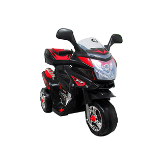 Detská elektrická motorka trojkolesová Megacar MM6 1x20W, 1x6V 4,5Ah, čierna