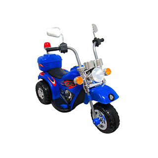 Detská elektrická motorka trojkolesová Megacar MM8 1x20W, 1x6V 4,5Ah, modrá