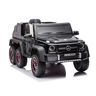 Megacar Mercedes Benz G63 6x6,  6x45W, 1x12V 10Ah, čierne