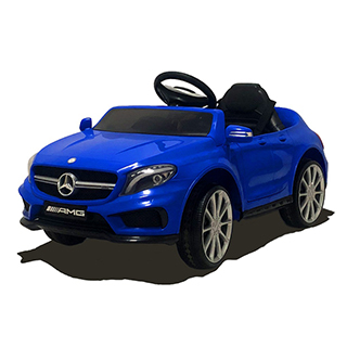 Detské elektrické autíčko Megacar MERCEDES GLA 45, kolesá EVA pena, rádio USB. MP3, diaľkové ovládanie 2 x 35 W, 12V, modré