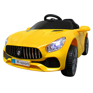 Detské elektrické autíčko Megacar BM3, 2x30W, 1x6V 7Ah, žltá