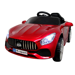 Detské elektrické autíčko Megacar BM3 s diaľkovým ovládaním, rádio USB, 2x30W, 6V 7Ah, červené lakované